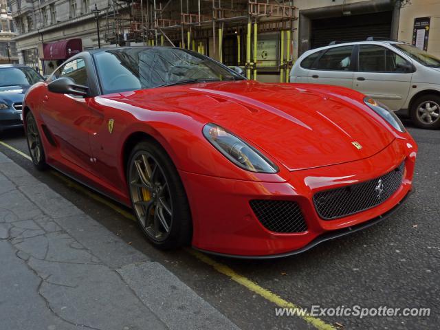 Ferrari 599GTB spotted in London, United Kingdom