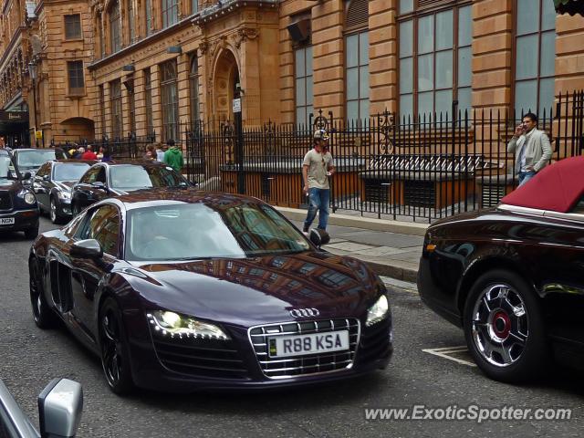 Audi R8 spotted in London, United Kingdom