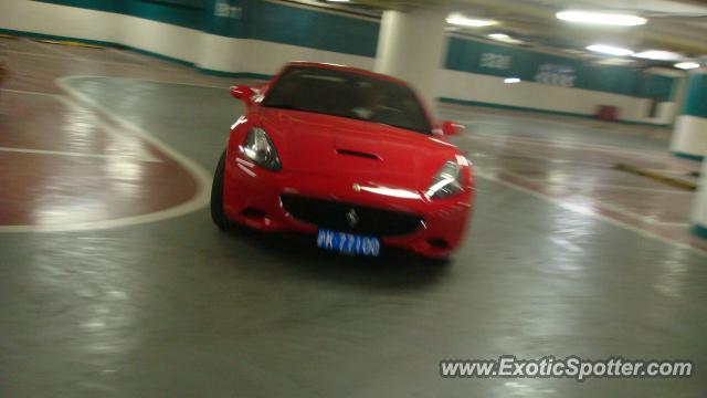 Ferrari California spotted in SHANGHAI, China