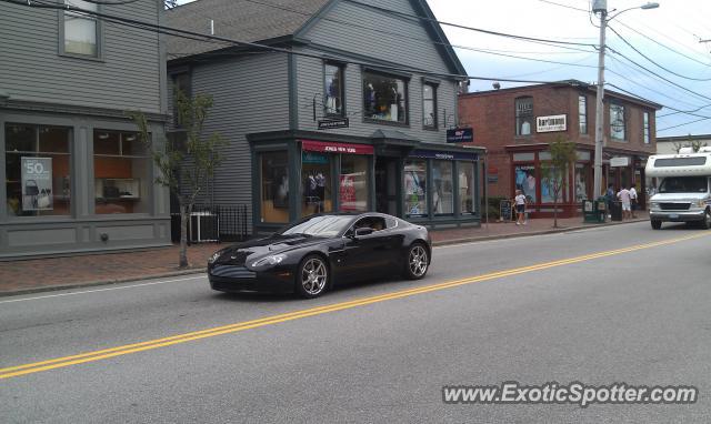 Aston Martin Vantage spotted in Freeport, Maine