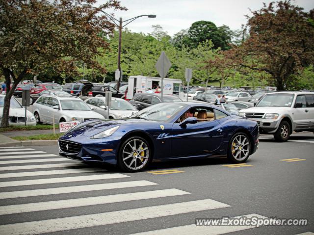 Ferrari California spotted in Greenwich, Connecticut