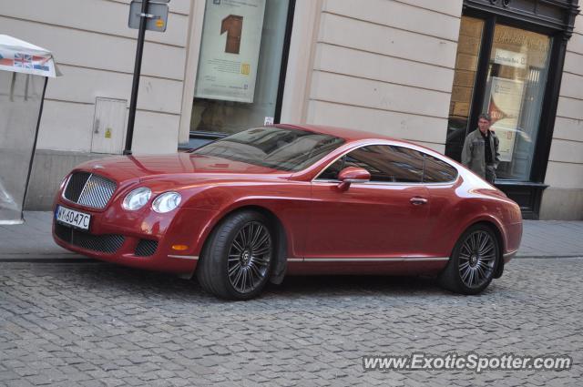 Bentley Continental spotted in Kraków, Poland