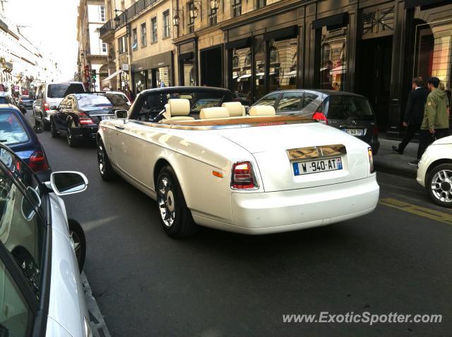 Rolls Royce Phantom spotted in Paris, France