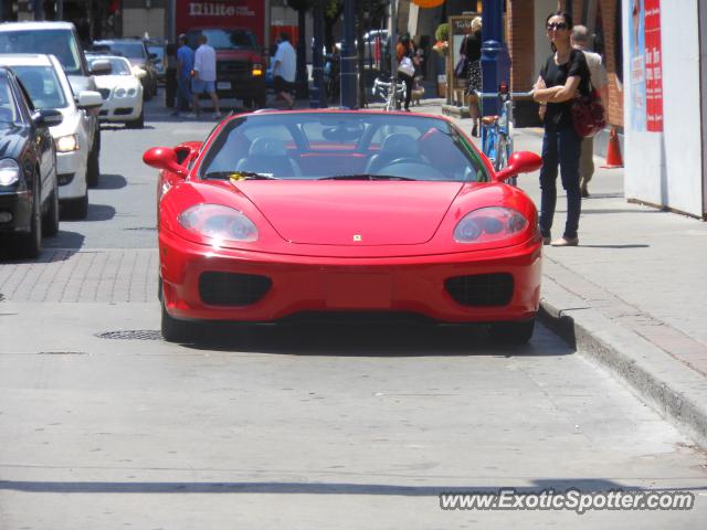 Ferrari 360 Modena spotted in Yorkville, Canada