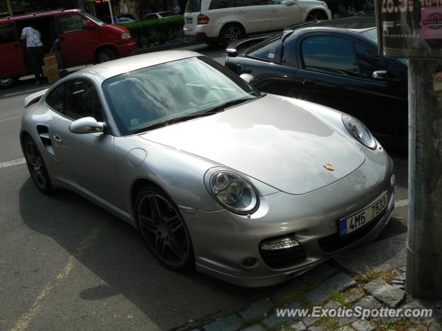 Porsche 911 Turbo spotted in Prague, Czech Republic