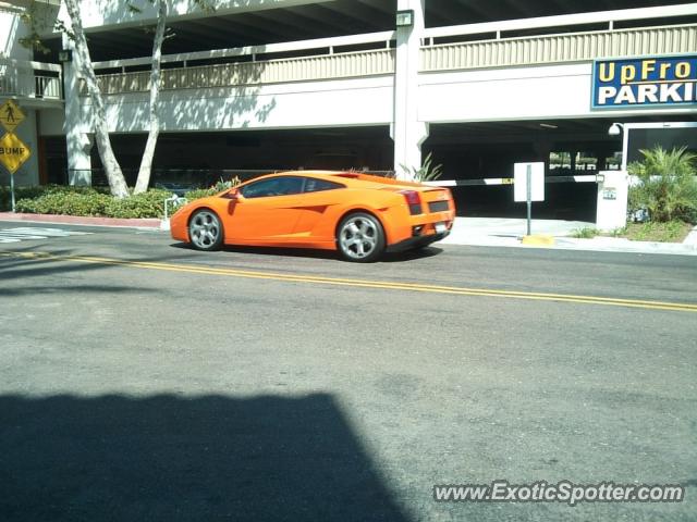 Lamborghini Gallardo spotted in San Diego, California