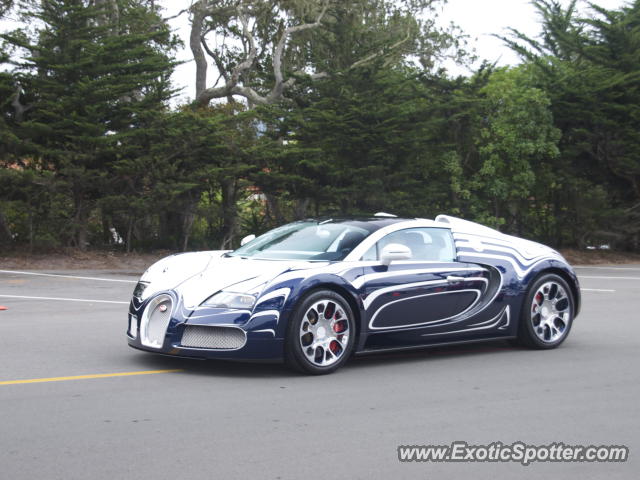 Bugatti Veyron spotted in Pebble Beach, California