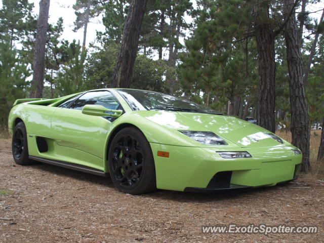 Lamborghini Diablo spotted in Pebble Beach, California