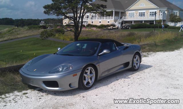 Ferrari 360 Modena spotted in Mashpee, Massachusetts