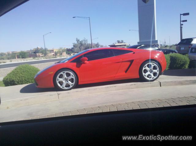 Lamborghini Gallardo spotted in Phoenix, Arizona