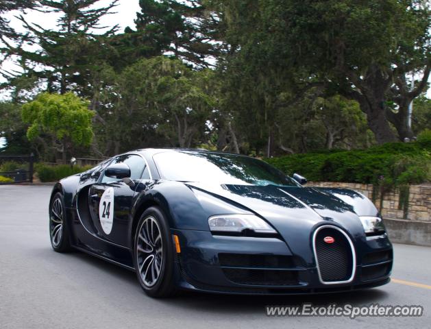 Bugatti Veyron spotted in Pebble Beach, California