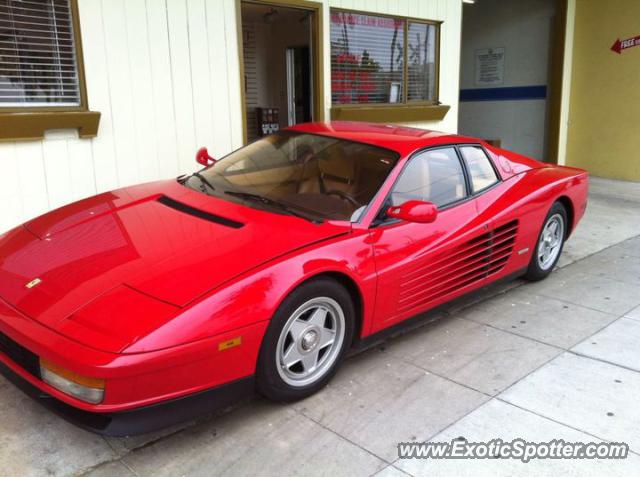 Ferrari Testarossa spotted in San Mateo, California