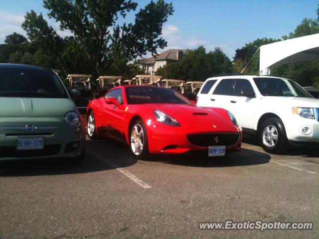 Ferrari California spotted in Toronto Ontario, Canada