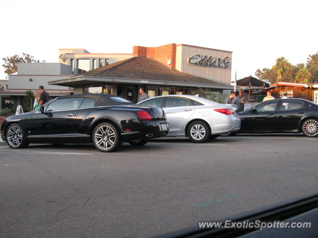 Bentley Continental spotted in La Jolla, California