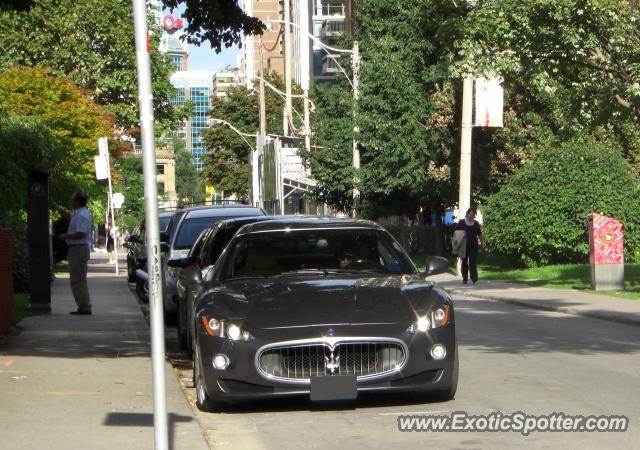 Maserati GranTurismo spotted in Toronto, Canada