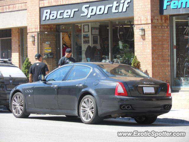 Maserati Quattroporte spotted in Oakville, Canada