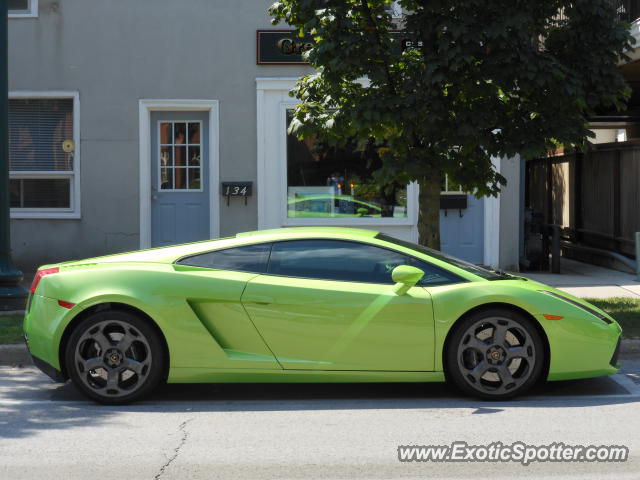 Lamborghini Gallardo spotted in Oakville, Canada