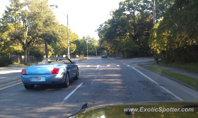 Bentley Continental spotted in Brookline, Massachusetts