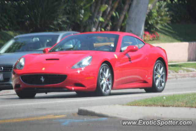 Ferrari California spotted in Los Angeles, California