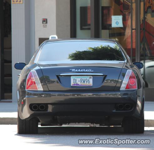 Maserati Quattroporte spotted in Los Angeles, California