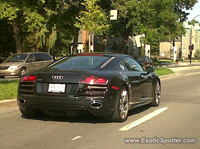 Audi R8 spotted in Montreal, Canada