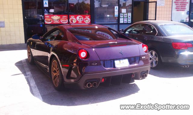 Ferrari 599GTB spotted in Los Angeles, California