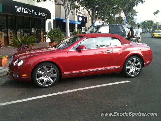 Bentley Continental spotted in La Jolla, California