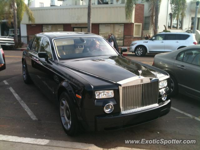 Rolls Royce Phantom spotted in La Jolla, California