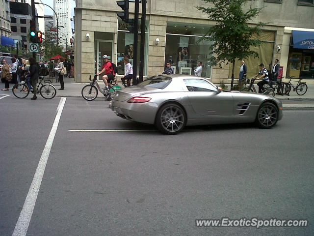 Mercedes SLS AMG spotted in Montreal, Canada