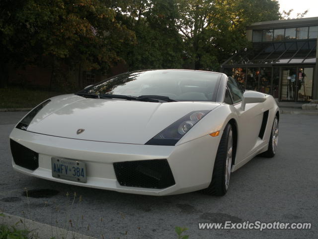 Lamborghini Gallardo spotted in Oakville, Canada