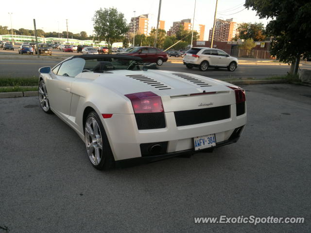 Lamborghini Gallardo spotted in Oakville, Canada