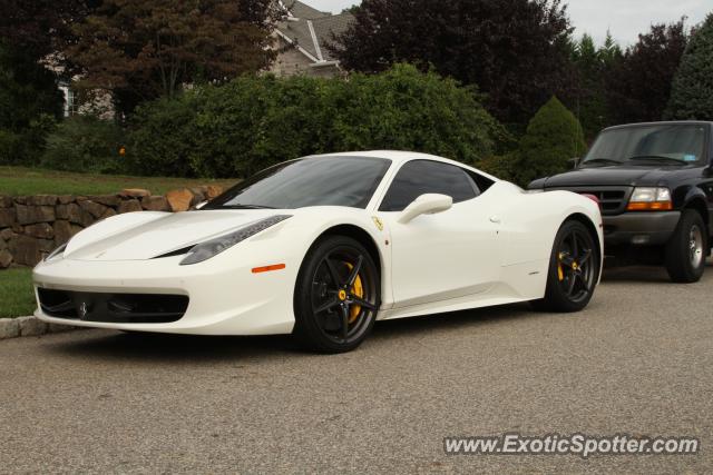 Ferrari 458 Italia spotted in Montville, New Jersey