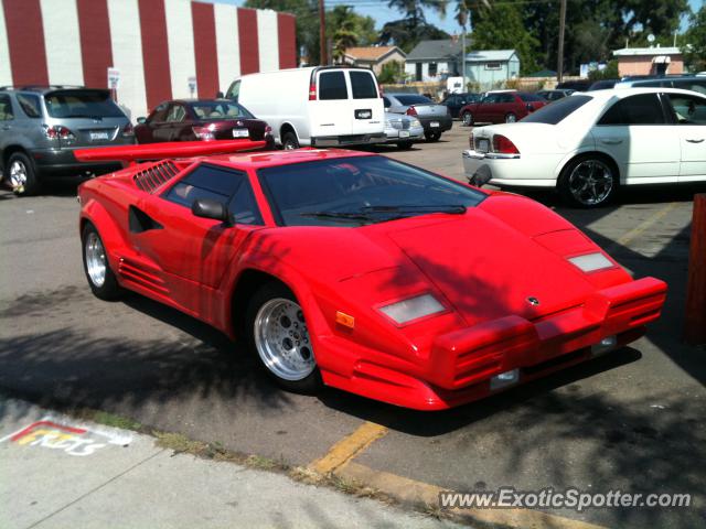 Lamborghini Countach spotted in San Diego, California