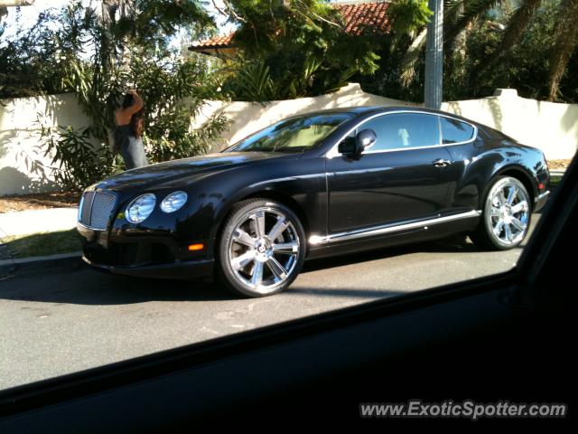 Bentley Continental spotted in La Jolla, California