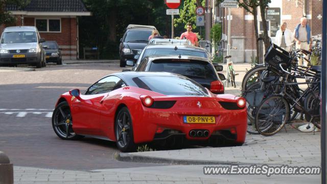 Ferrari 458 Italia spotted in Amsterdam, Netherlands