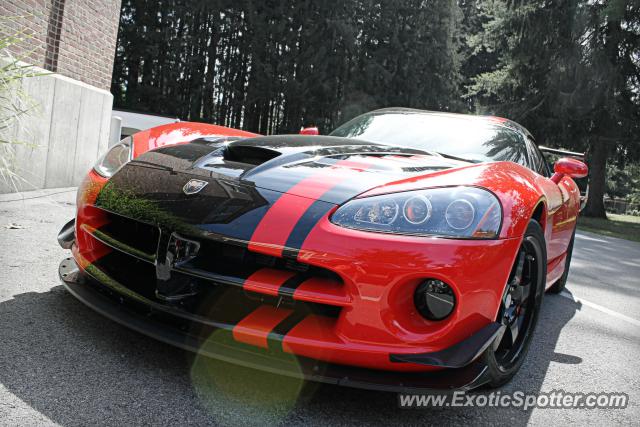 Dodge Viper spotted in Saratoga Springs, New York