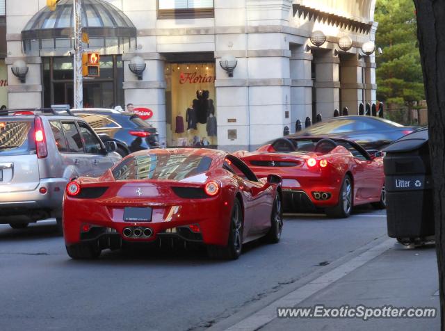 Ferrari 458 Italia spotted in Toronto, Canada