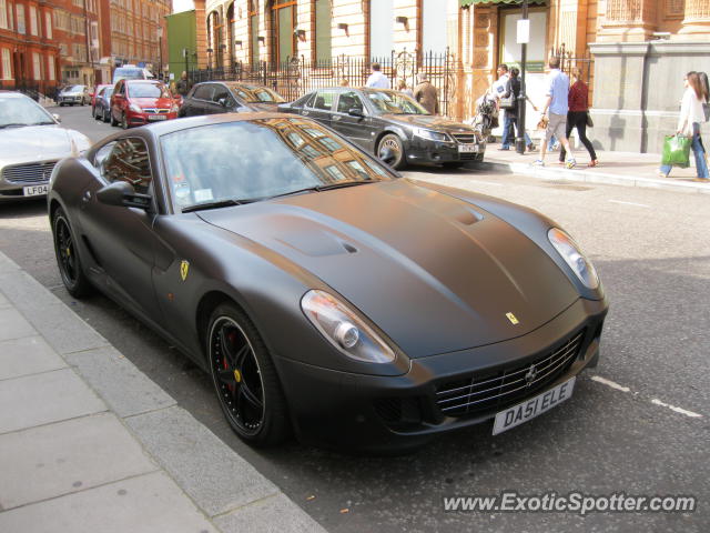 Ferrari 599GTB spotted in London, United Kingdom