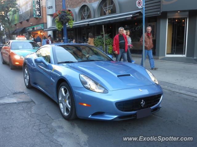 Ferrari California spotted in Toronto, Canada