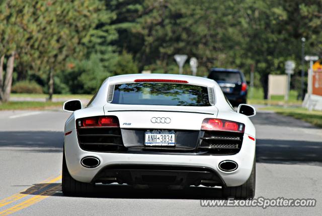 Audi R8 spotted in Saratoga Springs, New York