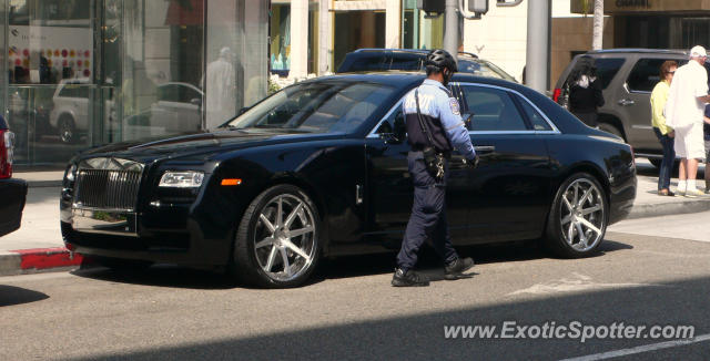 Rolls Royce Ghost spotted in Beverly Hills, California