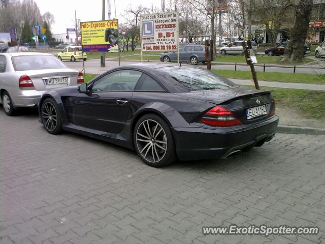 Mercedes SL 65 AMG spotted in Warsaw, Poland