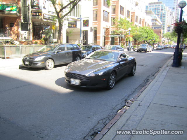 Aston Martin DB9 spotted in Toronto, Canada