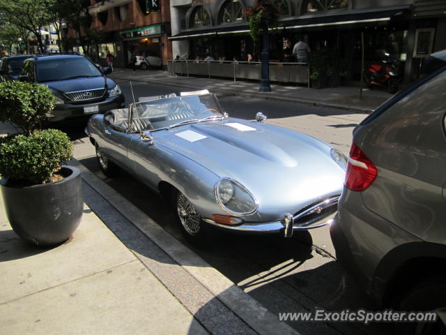 Jaguar E-Type spotted in Toronto, Canada