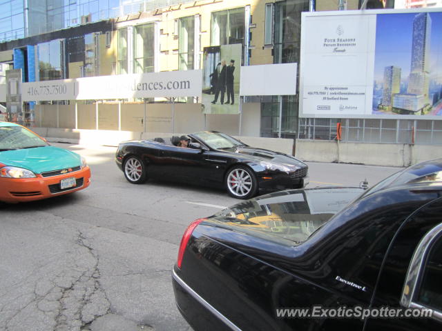 Aston Martin DB9 spotted in Toronto, Canada