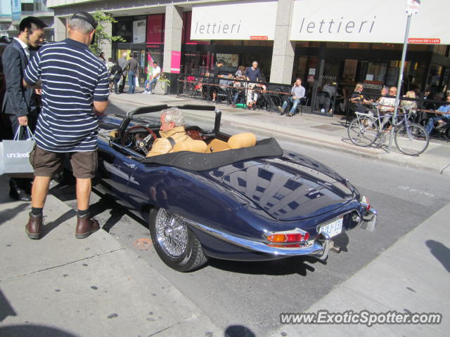 Jaguar E-Type spotted in Toronto, Canada