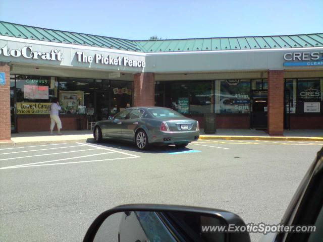 Maserati Quattroporte spotted in Burke, Virginia