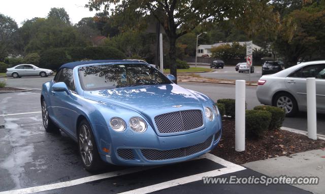 Bentley Continental spotted in Brookline, Massachusetts