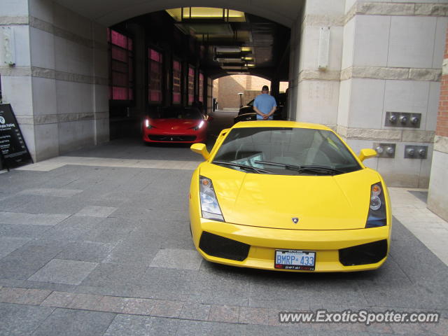 Lamborghini Gallardo spotted in Toronto, Canada