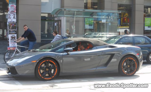 Lamborghini Gallardo spotted in Toronto, Canada